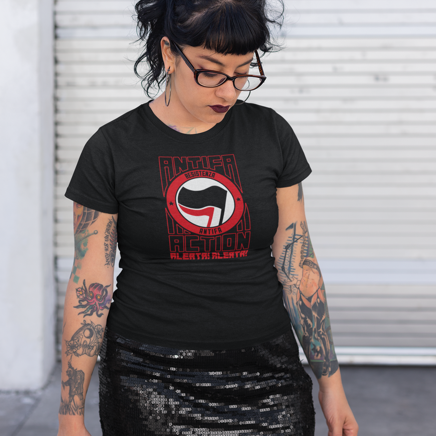 Antifa T-Shirt Donna
